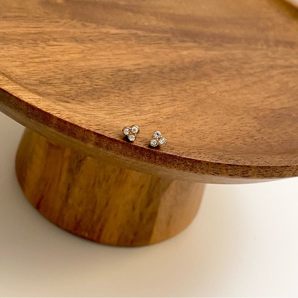 Jewelry - 4/$15 Micro Tiny Crystal Earrings
